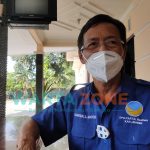 Caption: Ketua DPD Nasdem Jember, Marsuki Abdul Ghofur, saat dikonfirmasi di rumahnya Desa Paleran, Kecamatan Umbulsari, Minggu (25/7/2021).