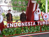 Foto: Yusuf Permana, Kepala Biro Protokol, Sekretariat Presiden, dalam peluncuran pendaftaran upacara virtual HUT ke-76 RI, yang digelar di halaman Istana Negara Jakarta.