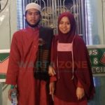 SUMRINGAH: Muliyana bersama sang suami, Zulfikar Hajar sebelum hilang (Foto: Dok. WARTA ZONE)
