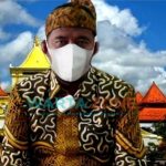 Foto: Bupati Sumenep, Achmad Fauzi, saat membahas pelaksanaan Call Center 112, secara virtual, lewat Forum Group Discussion (FGD).
