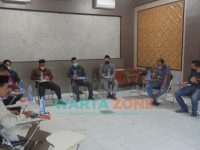 Foto: Jajaran pengurus DPC Peradi RBA Madura Raya, saat menggelar rakor persiapan pelaksanaan Pendidikan Khusus Profesi Advokat (PKPA), bersama Instika Guluk-Guluk Sumenep.