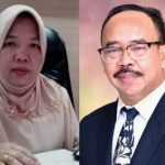Caption: Inspektur Inspektorat Sumenep, Titik Suryati (kiri) dan Kepala BKPSDM Sumenep, Abd. Madjid (kanan).