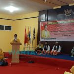 Caption: Jajaran DPD Partai Golkar Jember, saat menggelar Doa bersama menyambut HUT Kemerdekaan RI ke-76, di Kantor DPD Partai Golkar Kabupaten Jember, Senin (16/8/2021) malam.