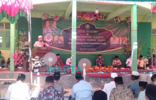 Foto: Ikatan Keluarga Santri Alumni Nurul Huda (Iksanda) Banbaru, saat menggelar haul pendiri dan reuni alumni.