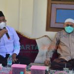 Foto: Bupati Sumenep, Achmad Fauzi, saat bersilaturrahmi ke Ponpes Al-Karimiyah Desa Braji.