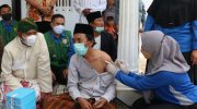 Foto: Bupati Sumenep, Achmad Fauzi, saat bersilaturahim ke Pondok Pesantren (Ponpes). Sabtu (18/09/2021).