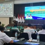 Caption: Bupati Jember saat memberikan sambutan dalam agenda urun rembuk penanganan stunting di Kabupaten Jember, Rabu (22/9/2021).