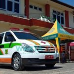 Foto: Salah satu mobil ambulans yang dimiliki RSUD dr H Moh Anwar Sumenep, saat terparkir di depan ruang Puspa-RS. (Foto dok. wartazone.com)