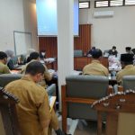 Foto: Komisi III DPRD Banyuwangi, saat menggelar rapat kerja bersama sejumlah SKPD, guna mencermati penurunan proyeksi PAD KUPA-PPAS Perubahan APBD 2021. (Foto dok. Humas DPRD Banyuwangi)