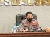 Foto: Kapolri Jenderal Listyo Sigit Prabowo, saat memberikan pengarahan melalui vicon, kepada seluruh Polda jajaran.