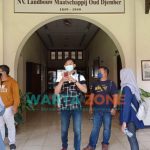 Caption : Bangunan Heritage Gedung NV. Landbouw Maatschappij Oud Djember (LMOD) 1859-1959, saat ini berganti nama menjadi Kantor Perwakilan Jember, PTPN XII yang berada di Jalan Gajahmada, Kecamatan Kaliwates, Jember.