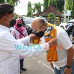 Foto: Bupati Sumenep, Achmad Fauzi, saat menerima kunjungan Sekretaris Jenderal (Sekjen) Kementerian Perhubungan RI, Djoko Sasono, di Keraton Sumenep.