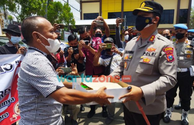 Foto: Kapolres Bojonegoro, AKBP EG Pandia, mendapatkan apresiasi.
