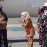 Foto: Presiden RI Joko Widodo, saat melakukan kunjungan kerja di Kawasan Ekonomi Khusus (KEK) Gresik, di Java Integrated Industrial and Ports Estate (JIIPE), Manyar.