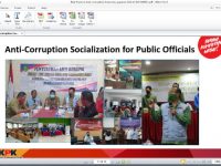 Foto: Tangkap layar dua kecamatan di Kabupaten Sumenep, menjadi percontohan dalam forum Anti Korupsi internasional yang disampaikan Deputi Pendidikan dan Peran Serta Masyarakat KPK RI, Wawan Wardiana, di Jakarta.