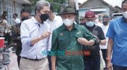 Foto: Wakil Wali Kota Bogor, Dedie A Rachim saat mendampingi Menteri Teten melihat potensi tanaman hias di Minaqu Indonesia.