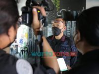Foto: Tim Brimob Polda Jatim, usai bertugas di Papua, dalam rangka pengamanan dan pengawalan atlet kontingen Jatim pada PON XX 2021.