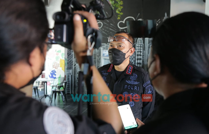 Foto: Tim Brimob Polda Jatim, usai bertugas di Papua, dalam rangka pengamanan dan pengawalan atlet kontingen Jatim pada PON XX 2021.