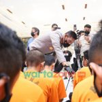 Foto: Ditreskrimum Polda Jatim mengungkap tindak kekerasan yang terjadi selama bulan September sampai dengan Oktober 2021.