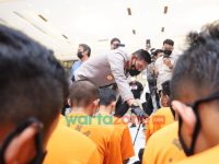 Foto: Ditreskrimum Polda Jatim mengungkap tindak kekerasan yang terjadi selama bulan September sampai dengan Oktober 2021.