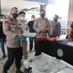 Foto: Ditpolairud Polda Jatim, menangkap dua orang kurir jual beli benur, di Probolinggo.