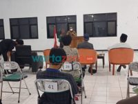 Caption: Kegiatan Basic Training Latihan Kader (LK) 1 Himpunan Mahasiswa Islam (HMI) Cabang Jember di Gedung Graha Bina Insani Jalan Mastrip, Kecamatan Sumbersari, Sabtu (9/10/2021).