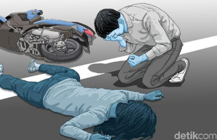 Ilustrasi kecelakaan (Foto: Edi Wahyono/detikcom)