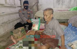 Gerak Cepat Bripka Khoirul Anam, Warga Tidak Mampu di Desa Rong Dalam Omben Dapatkan Perawatan Medis