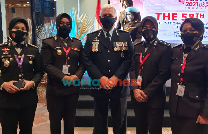 Foto: Para Polwan perwakilan Polda Jatim, di acara “Women at the Center Stage of Policing” di Labuan Bajo, Nusa Tenggara Timur.