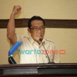 Foto: Juru bicara Fraksi Gerindra DPRD Jember, Ardi Pujo Wibowo, saat menyampaikan beberapa catatan Menanggapi Penyampaian Nota Pengantar Raperda Tahun Anggaran 2022.