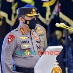 Foto: Kapolri Jenderal Listyo Sigit Prabowo memimpin upacara serah terima jabatan (sertijab).