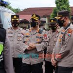 Foto: Dirbinmas Polda Jatim, Kombes Pol Asep Irpan Rosadi, saat melaksanakan tatap muka dengan Bhabinkamtibmas Polres Pasuruan dan Polres Pasuruan Kota.