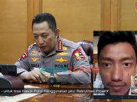 Foto: Kapolri Jenderal Listyo Sigit Prabowo, mewujudkan mimpi dari Teuku Tegar Abadi seorang atlet lompat galah.