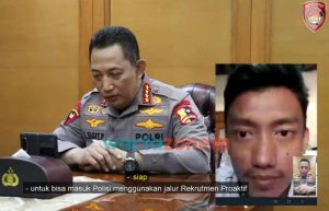 Kapolri Wujudkan Mimpi Teuku Tegar Atlet Peraih Emas PON Jadi Polisi