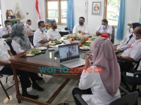 Foto: Pengurus PMI Kota Probolinggo, saat belajar manajemen organisasi dan SDM, di PMI Jember, Senin (15/11/2021).