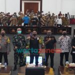 Foto: Polrestabes Surabaya menggelar FGD, memastikan keamanan dan ketertiban menjelang hari Natal tahun 2021 dan Tahun Baru 2022, di Gedung Bhara Daksa Polrestabes Surabaya.