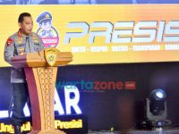 Foto: Kapolri Jenderal Listyo Sigit Prabowo, menyampaikan beberapa penekanan untuk jajaran dalam rapat koordinasi pembinaan (Rakorbin) SDM Polri di Yogyakarta.