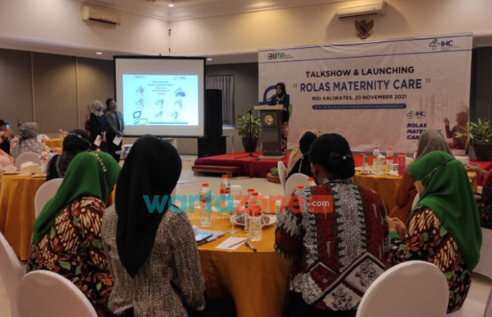 Foto: Talkshow dan Launching Maternity Care RSU Kaliwates Jember yang dihadiri oleh Ketua TP PKK Jember, Kasih Fajarini.