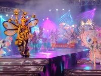 Foto: Event Jember Fashion Carnaval tahun 2021, yang digelar secara hybrid dan tertutup, bertempat di Aula Edelweis Hotel Cempaka Hill, Kecamatan Patrang, Jember.