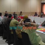 Foto: Kantor Imigrasi Kelas 1 Jember, saat melakukan rapat koordinasi Tim Pengawasan Orang Asing (Pora) di Aula Hotel Luminor Jember.