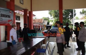 Kapolres Sumenep Bersama Dansat Brimob, Cek Kesiapan Personel Pengamanan Pilkades