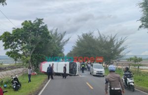 Minibus Oleng, Jalan Nambakor Sumenep Makan Korban