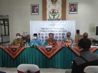 Foto: Press Conference Holistic Coffee Expo 2021 yang digelar di Kantor Puslitkoka Jl. Pb. Sudirman Kecamatan Patrang, Senin (29/11/2021).