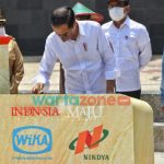 Foto: Presiden Republik Indonesia Ir. Joko Widodo, saat meresmikan Bendungan Tugu dan Bendungan Gongseng di Kabupaten Trenggalek.