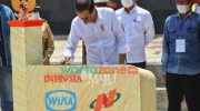 Foto: Presiden Republik Indonesia Ir. Joko Widodo, saat meresmikan Bendungan Tugu dan Bendungan Gongseng di Kabupaten Trenggalek.