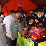 Foto: Biddokkes Polda Jatim dan RS Bhayangkara, saat mengadakan Pelatihan Kesiapsiagaan Bencana di Balai Desa Bareng, Kecamatan Sawahan, Kabupaten Nganjuk.