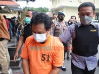 Foto: M. Nasir, tersangka penipuan ibadah umroh dengan biaya murah dan kegiatan usaha investasi bodong. Total kerugian dalam kasus ini mencapai Rp 1,5 Milyar.
