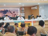 Foto: Direktorat Tindak Pidana Korupsi Bareskrim Polri, saat membentuk tim Satgas Pemulihan Ekonomi Nasional (PEN), di Polda Jatim.