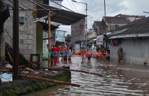 Diguyur Hujan Deras, Tiga Kelurahan di Kaliwates Jember Terendam Banjir