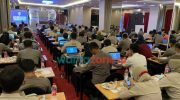 Foto: Biddokkes Polda Jatim, saat melaksanakan Pelatihan peningkatan kemampuan personil kesehatan, di Hotel Grand Darmo, Surabaya.